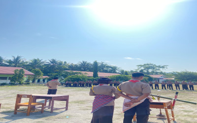 PTA  Imanyambungi dan Karaeng Surya Pangkalan SMKN 1 Sarjo Digelar, Tanamkan Nilai Dasa Darma Pramuka